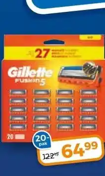 Trekpleister Gillette FUSION5 aanbieding