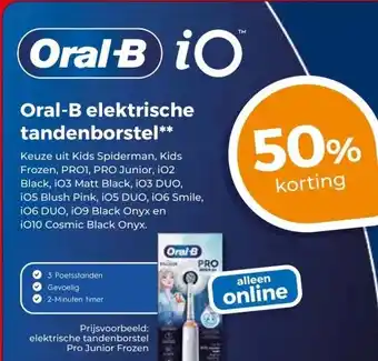 Trekpleister Oral-B elektrische tandenborstel aanbieding