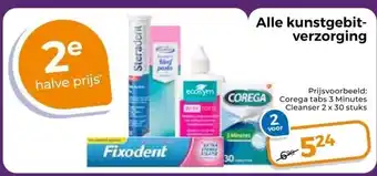 Trekpleister Alle kunstgebit- verzorging aanbieding