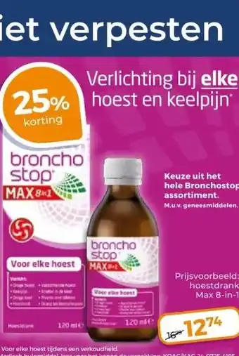 Trekpleister Keuze uit het hele Bronchostop assortiment. aanbieding