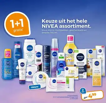 Trekpleister Keuze uit het hele NIVEA assortiment. aanbieding