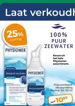 Trekpleister Keuze uit het hele Physiomer assortiment. aanbieding