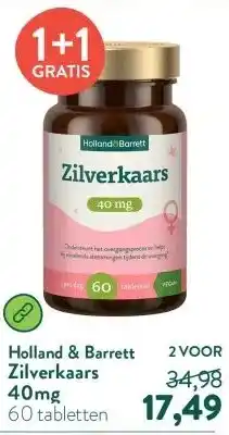 Holland & Barrett Zilverkaars 40mg aanbieding