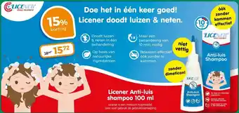 Trekpleister Doe het in één keer goed! Licener doodt luizen & neten. aanbieding