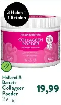 Holland & Barrett Collageen Poeder aanbieding