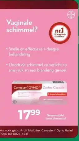 Trekpleister Vaginale schimmel aanbieding