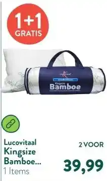 Holland & Barrett Kingsize Bamboe Kussen aanbieding