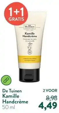 Holland & Barrett Kamille Handcrème aanbieding