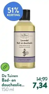 Holland & Barrett Bad- en doucheolie Lavendel aanbieding