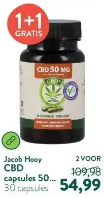 Holland & Barrett CBD capsules 50 mg aanbieding