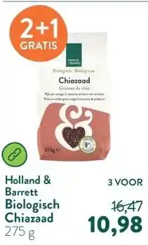 Holland & Barrett Biologisch Chiazaad aanbieding