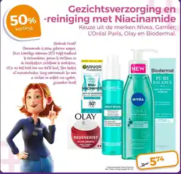 Trekpleister Gezichtsverzorging en -reiniging met Niacinamide aanbieding