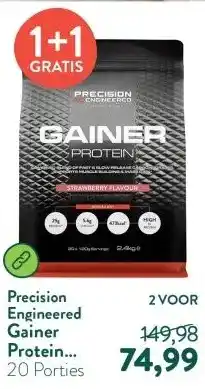 Holland & Barrett Gainer Protein Aardbei - 2,4kg aanbieding