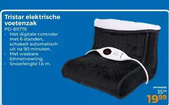 Trekpleister Tristar elektrische voetenzak aanbieding