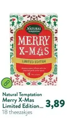 Holland & Barrett Merry X-Mas Limited Edition - 18 theezakjes aanbieding