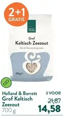 Holland & Barrett Grof Keltisch Zeezout aanbieding