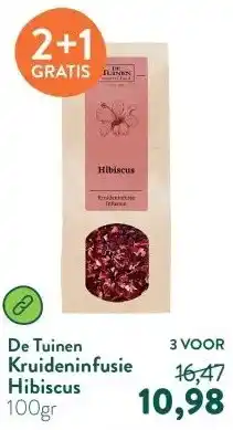 Holland & Barrett Kruideninfusie Hibiscus aanbieding