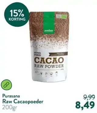 Holland & Barrett Raw Cacaopoeder aanbieding
