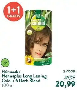 Holland & Barrett Hennaplus Long Lasting Colour 6 Dark Blond aanbieding