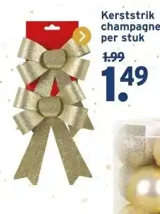GAMMA Kerststrik champagne aanbieding