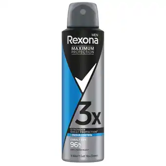 Kruidvat Rexona Maximum Protection Cobalt Dry Antitranspirant Spray aanbieding