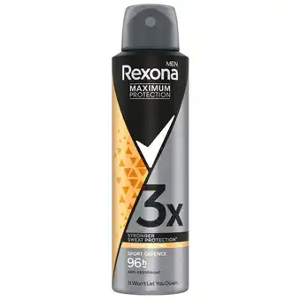 Kruidvat Rexona Men Maximum Protection Antitranspirant Spray aanbieding