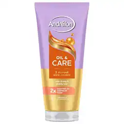 Kruidvat Andrélon Oil & Care 1 Minuut Wow Haarmasker aanbieding