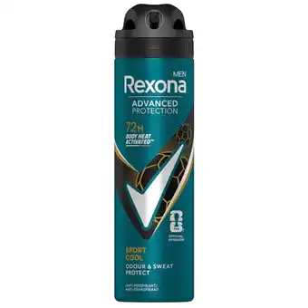 Kruidvat Rexona Men Advanced Protection Sport Cool Antitranspirant Spray aanbieding