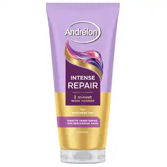 Kruidvat Andrélon Intense Repair 1 Minuut Wow Haarmasker aanbieding