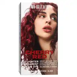 Trekpleister No Bleach London Cherry Red Permanent Vegan Dye Kit aanbieding
