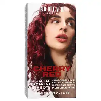 Trekpleister No Bleach London Cherry Red Permanent Vegan Dye Kit aanbieding
