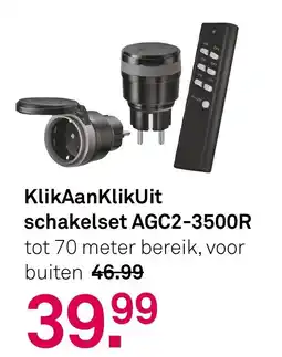 Karwei KlikAanKlikUit schakelset AGC2-3500R aanbieding