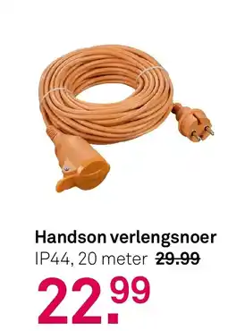 Karwei Handson verlengsnoer aanbieding