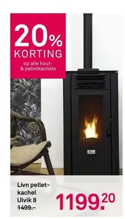 Karwei Livn pellet kachel Ulvik 8 aanbieding