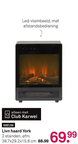 Karwei Livn haard York aanbieding