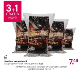 Karwei Haardhout ovengedroogd aanbieding