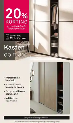 Karwei Op Lundia & Can Do maatwerkkasten aanbieding