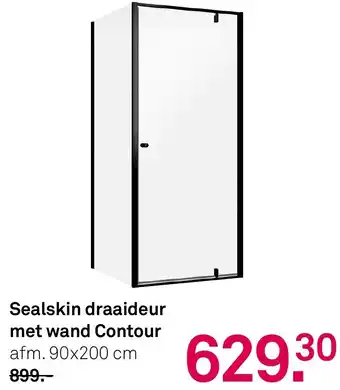 Karwei Sealskin draaideur met wand Contour aanbieding