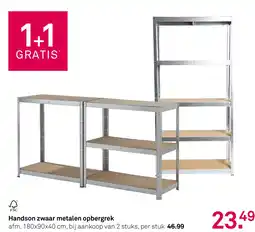 Karwei Handson zwaar metalen opbergrek aanbieding