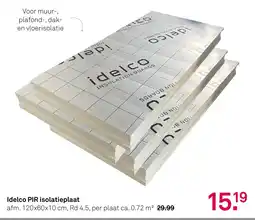 Karwei Idelco PIR isolatieplaat aanbieding