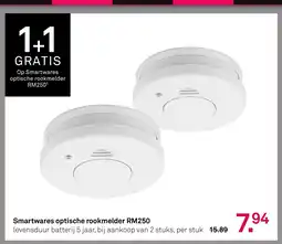 Karwei Smartwares optische rookmelder RM250 aanbieding