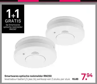 Karwei Smartwares optische rookmelder RM250 aanbieding