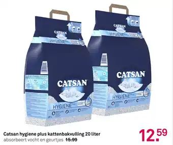 Karwei Catsan hygiene plus kattenbakvulling aanbieding