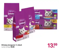 Karwei Whiskas droogvoer 1+ Adult aanbieding