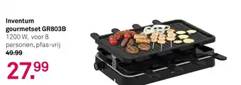 Karwei Inventum gourmetset GR803B aanbieding