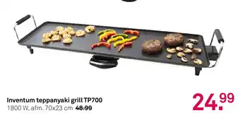 Karwei Inventum teppanyaki grill TP700 aanbieding