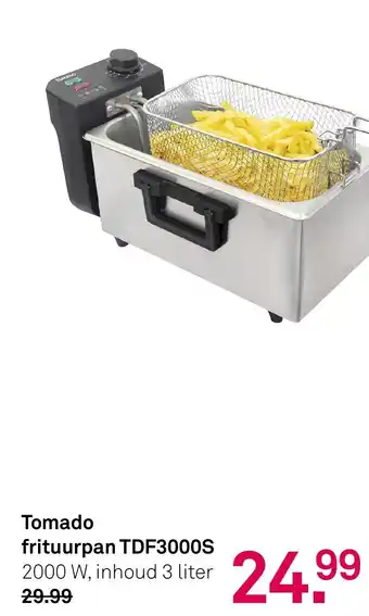 Karwei Tomado frituurpan TDF3000S aanbieding
