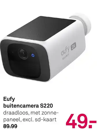 Karwei Eufy buitencamera S220 aanbieding