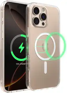 Amazon Belkin SheerForce magnetisch iPhone 16 Pro Max-hoesje, dun MagSafe-compatible - Transparant aanbieding