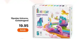The Read Shop 15potjes Unicorns, luchtdrogend aanbieding